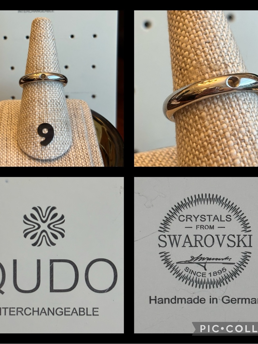 QUDO Interchangeable Ring Silver 9